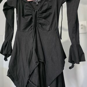 Dolls Kill F is for Fairies Black Mini Dress